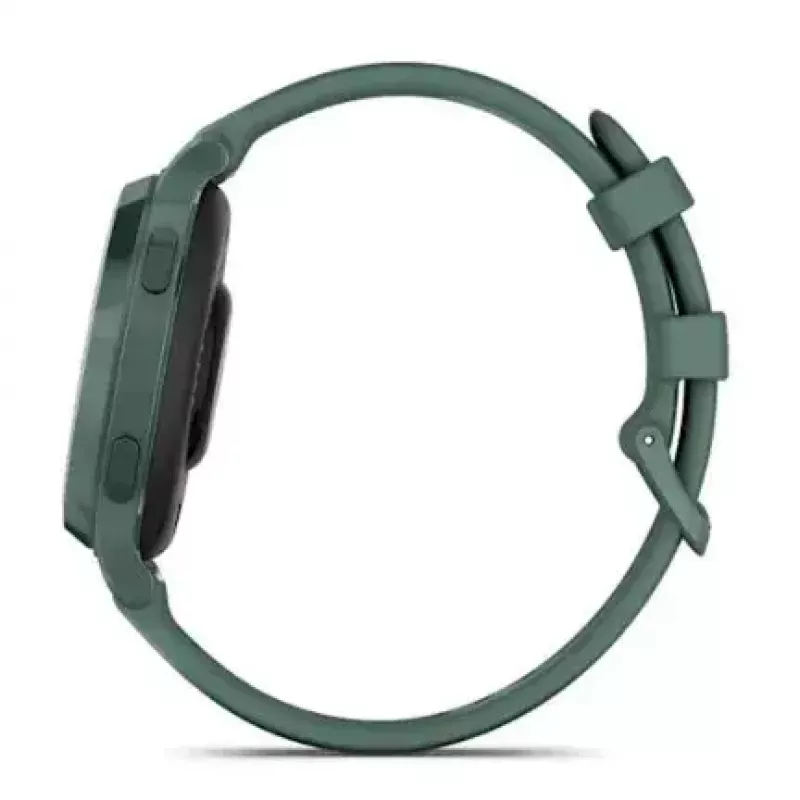 Nutikell GARMIN Lily 2 Active Roheline — 38 mm alumiiniumkorpus, silikoonrihm, GPS, SpO2, 5 ATM, aku 9 päeva