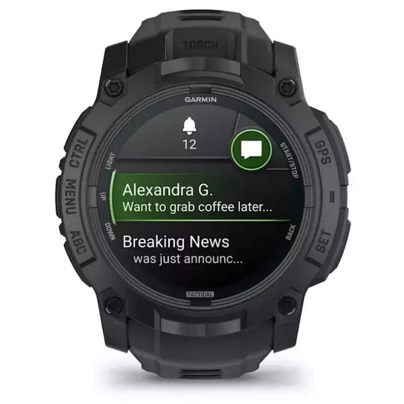 Nutikell Garmin Instinct 3 Tactical Edition Must