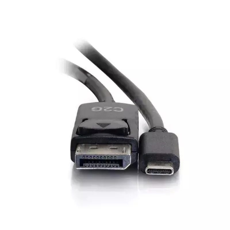 C2G USB-C to DisplayPort adapterkaabel 4K 30Hz 1,8m Must