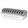 Manhattan 10-pordiline USB-C laadimisjaam, USB-C väljund: 10x 20 W, max 200 W, vahelduvvoolutoide (sh USA/EL/Ühendkuningriigi adapterid)