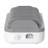 Manhattan 10-pordiline USB-C laadimisjaam, USB-C väljund: 10x 20 W, max 200 W, vahelduvvoolutoide (sh USA/EL/Ühendkuningriigi adapterid)