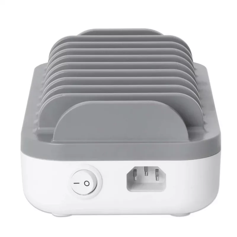 Manhattan 10-pordiline USB-C laadimisjaam, USB-C väljund: 10x 20 W, max 200 W, vahelduvvoolutoide (sh USA/EL/Ühendkuningriigi adapterid)