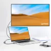 Manhattan USB-C to HDMI kaabel, 4K@60Hz, 5 Gbps (USB 3.2 Gen1 aka USB 3.0), 15 cm, must, isane-emane, kolme aasta garantii