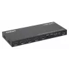 Manhattan 4K 4-pordiline HDMI-multivaaturi lüliti, lüliti nelja sisendiga ühel kuval, 4k@30Hz, mitu vaatamisvalikut, sh pilt-pildis ja kahe-/neljaekraaniline, nupp- või kaugjuhtimine, 3,5 mm ja Toslink heli, must, 3-aastane garantii