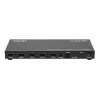 Manhattan 4K 4-pordiline HDMI-multivaaturi lüliti, lüliti nelja sisendiga ühel kuval, 4k@30Hz, mitu vaatamisvalikut, sh pilt-pildis ja kahe-/neljaekraaniline, nupp- või kaugjuhtimine, 3,5 mm ja Toslink heli, must, 3-aastane garantii