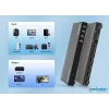Manhattan 4K 4-pordiline HDMI-multivaaturi lüliti, lüliti nelja sisendiga ühel kuval, 4k@30Hz, mitu vaatamisvalikut, sh pilt-pildis ja kahe-/neljaekraaniline, nupp- või kaugjuhtimine, 3,5 mm ja Toslink heli, must, 3-aastane garantii