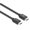 Manhattan HDMI 4K@60Hz kaabel Ethernetiga, 10 m, sobib KÕIGIKS 4K ja 1080p/HD kasutusteks – uuendamisel või kui vajate, valmis olla, isane-isasele, must, Ultra HD 4k x 2k, eluaegne garantii, premium-kiire