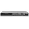 Intellinet 24-pordiline Gigabit Ethernet PoE+ lüliti 2 SFP pordiga IEEE 802.3at/af (PoE+/PoE) ühilduv, PoE eelarve 370 W, kaks 1G SFP avatud pesa, 19-tolline riiulikinnitus