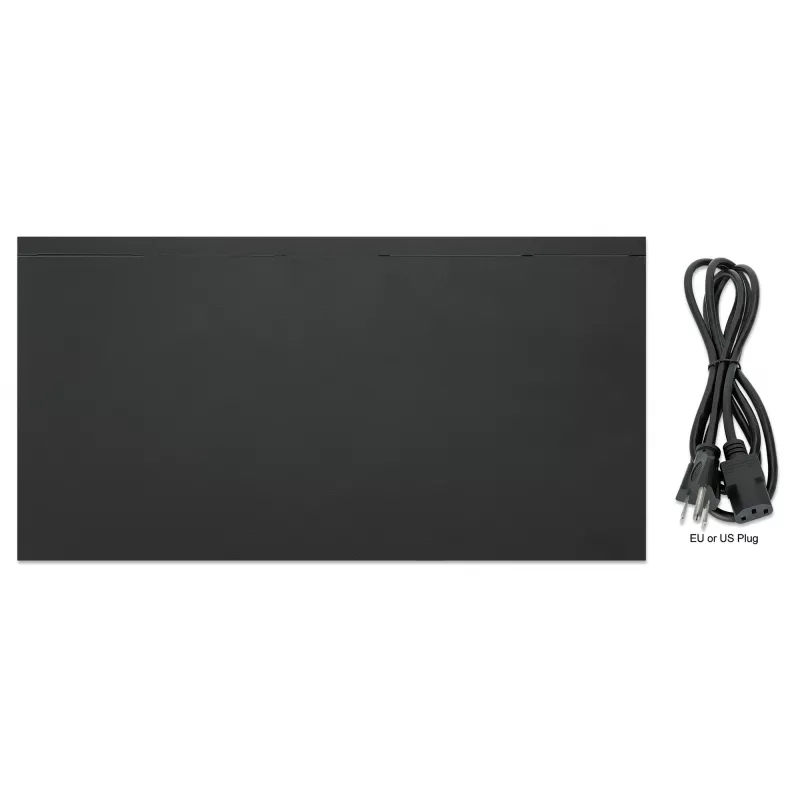 Intellinet 24-pordiline Gigabit Ethernet PoE+ lüliti 2 SFP pordiga IEEE 802.3at/af (PoE+/PoE) ühilduv, PoE eelarve 370 W, kaks 1G SFP avatud pesa, 19-tolline riiulikinnitus