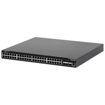 Intellinet 54-pordine L3 täielikult hallatav PoE+ lüliti 48 gigabitise Etherneti pordi ja 6 SFP+ üleslingiga