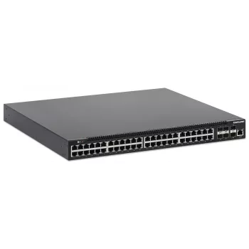 Intellinet 54-pordine L3 täielikult hallatav PoE+ lüliti 48 gigabitise Etherneti pordi ja 6 SFP+ üleslingiga