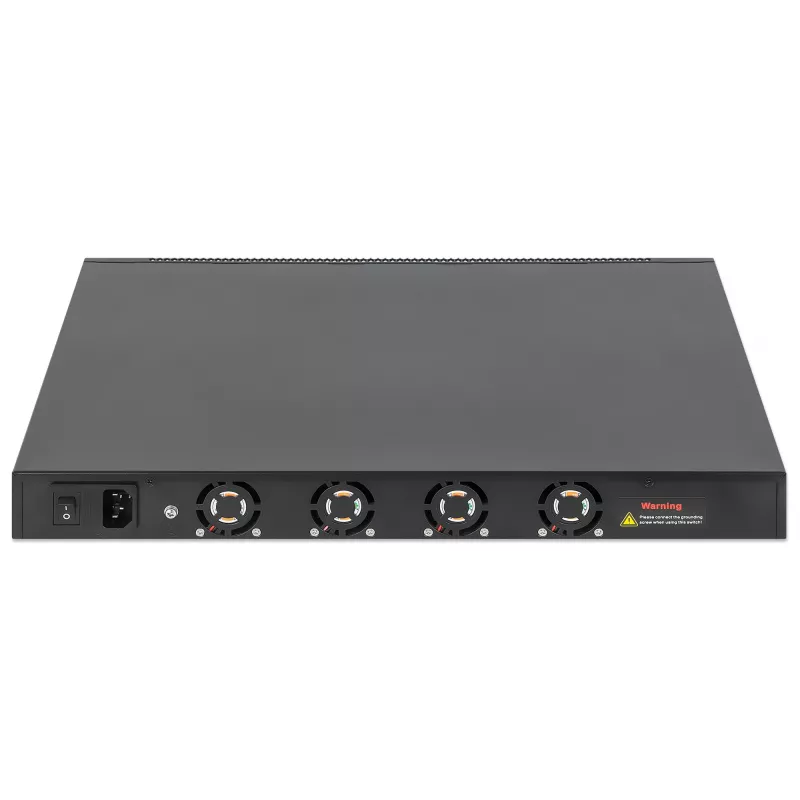 Intellinet 54-pordine L3 täielikult hallatav PoE+ lüliti 48 gigabitise Etherneti pordi ja 6 SFP+ üleslingiga