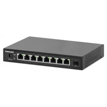 Intellinet 9 pordiga kommutaator 8 x 2,5G Ethernet-pordi ja 1 SFP+ üleslingiga