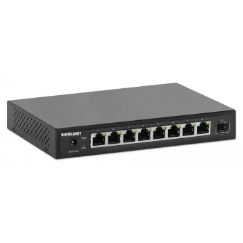 Intellinet 9 pordiga kommutaator 8 x 2,5G Ethernet-pordi ja 1 SFP+ üleslingiga