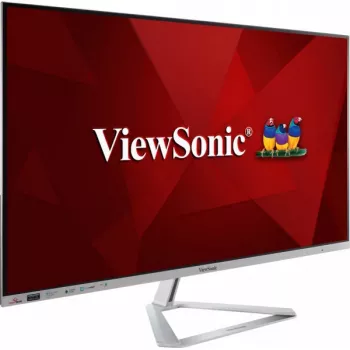 Viewsoni VX-seeria VX3276-2K-mhd-2 arvutimonitor 81,3 cm (32 tolli) 2560 x 1440 pikslit Quad HD LED hõbedane