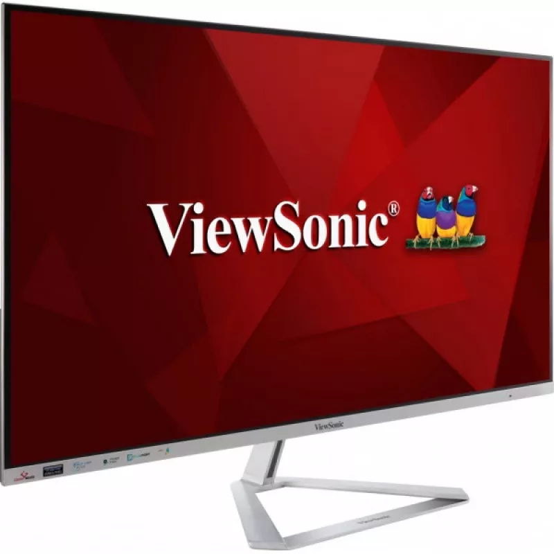 Viewsoni VX-seeria VX3276-2K-mhd-2 arvutimonitor 81,3 cm (32 tolli) 2560 x 1440 pikslit Quad HD LED hõbedane
