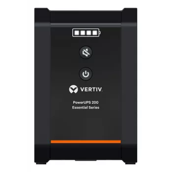 Vertiv PowerUPS 200 Essential PSA6E-600IT-SCH, 600VA/315W, line-interaktiivne, 0,6 kVA, 315 W, siinus, 140 V, 290 V