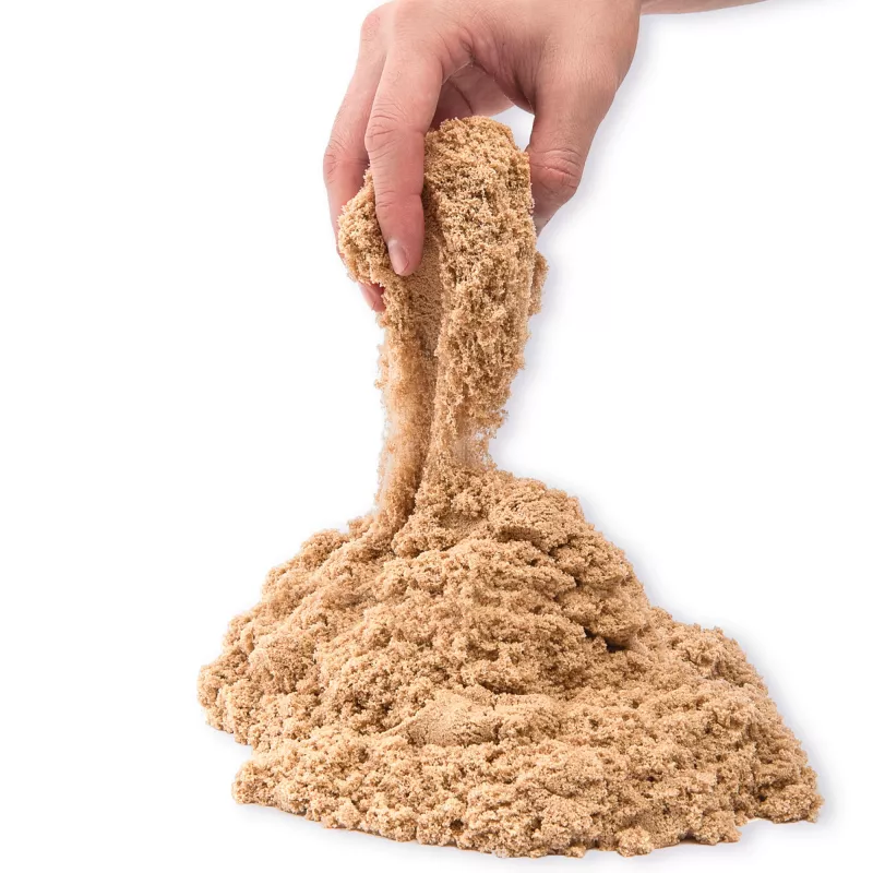 Kinetic Sand , 5.5lbs (2.5kg) Naturaalne pruun mänguliiv kunstiks ja meisterdamiseks, liivakast, Amazon Exclusive (pakend võib erineda), vormitav sensoorne mänguasi, alates 3. eluaastast