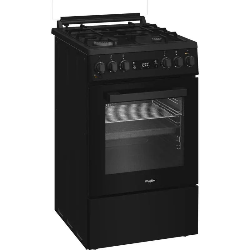 Whirlpool W5G8LMSWTB vabalt seisev pliit Elektriahi Gaasipliit Must