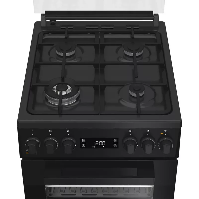 Whirlpool W5G8LMSWTB vabalt seisev pliit Elektriahi Gaasipliit Must