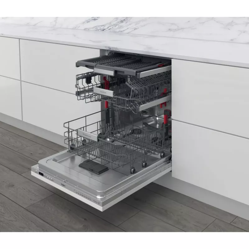 Whirlpool WIO 3O26 PL täielikult sisseehitatav 14 nõudekomplekti kohta