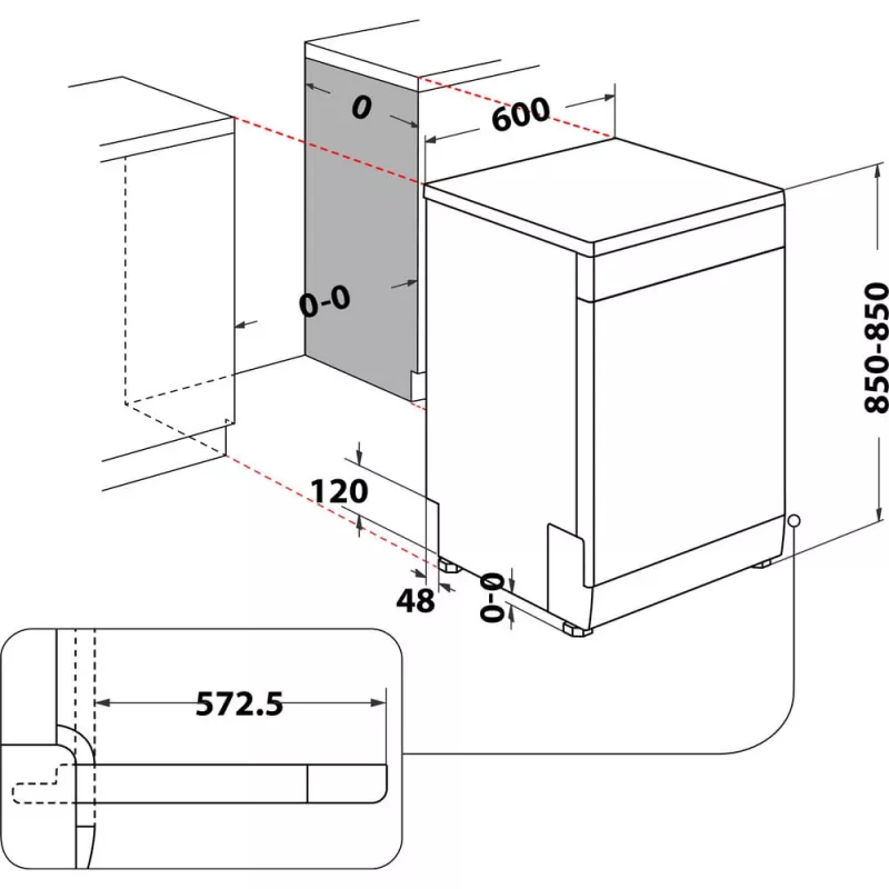 Whirlpool WFC 3C26 PF X eraldiseisev 14 komplekti