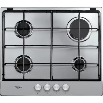 Whirlpool TGML 650 IX Roostevaba teras Sisseehitatud 58 cm Gaas 4 tsooni