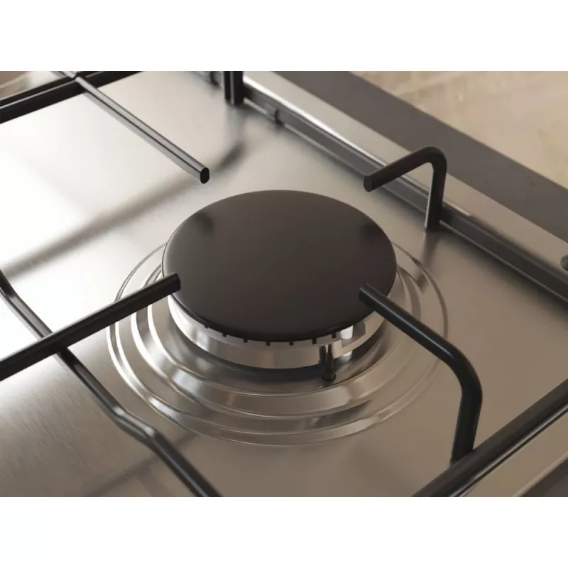 Whirlpool TGML 650 IX Roostevaba teras Sisseehitatud 58 cm Gaas 4 tsooni