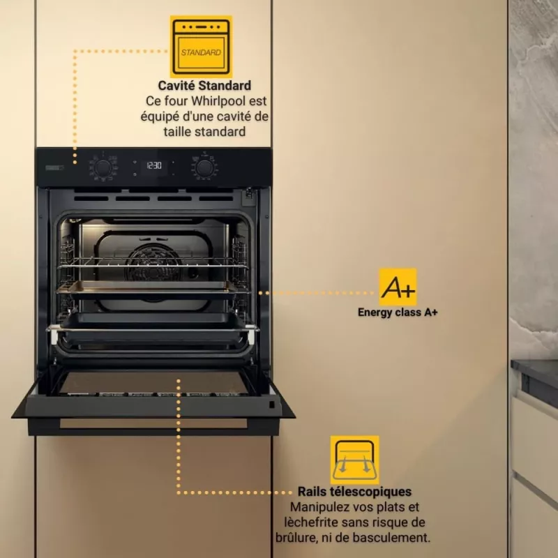 Whirlpool OMSK58RU1SB 71 L Must