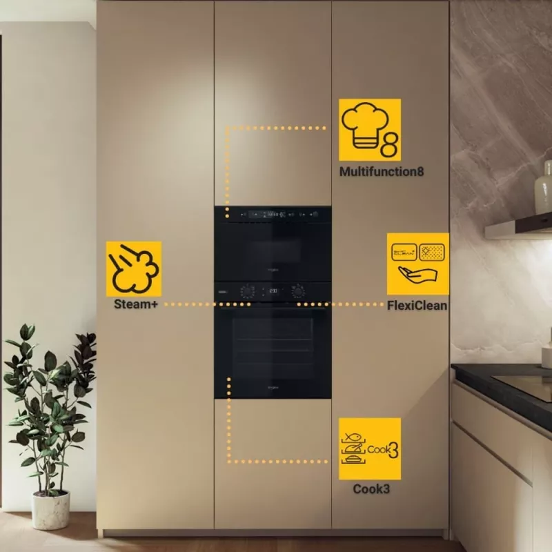 Whirlpool OMSK58RU1SB 71 L Must