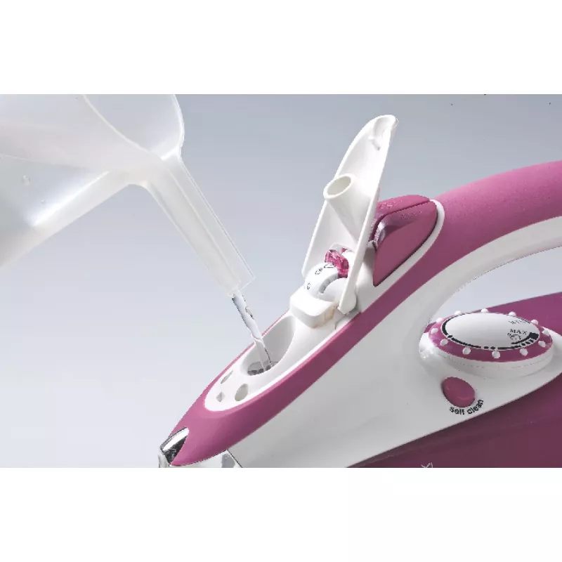 Ariete 6215 aurutriikraud 2200 W – roostevabast terasest tald – 280 ml paak – roosa
