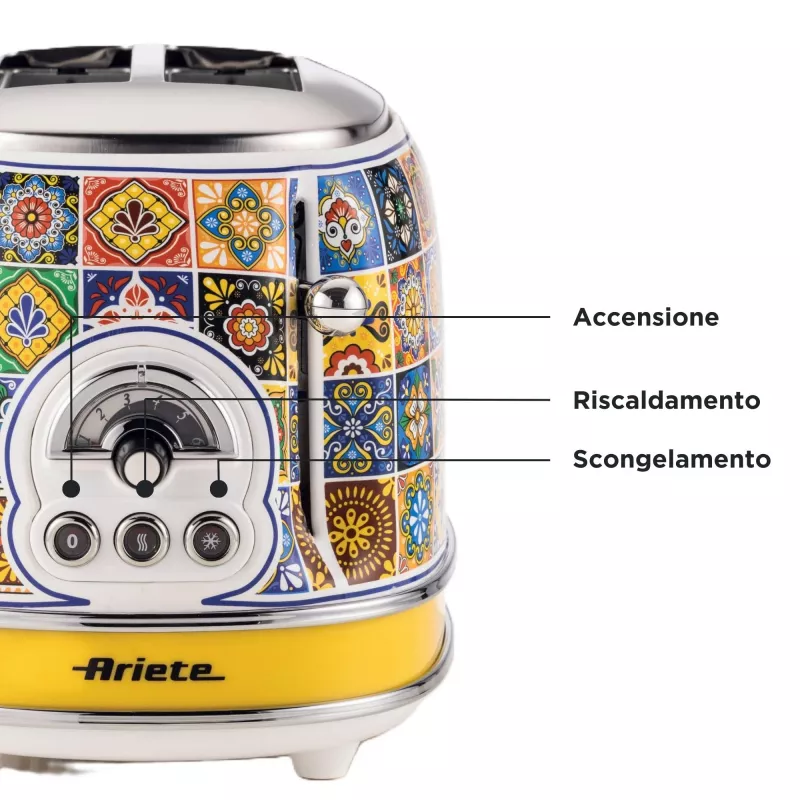 Ariete 0155/0P 6 2 viilu 810 W Sinine, Kollane
