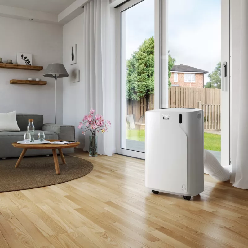 De’Longhi PAC EM82 kaasaskantav konditsioneer 63 dB 1000 W valge