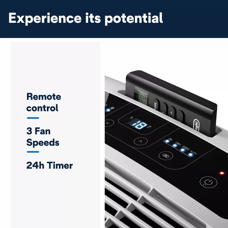 De’Longhi PAC EM82 kaasaskantav konditsioneer 63 dB 1000 W valge