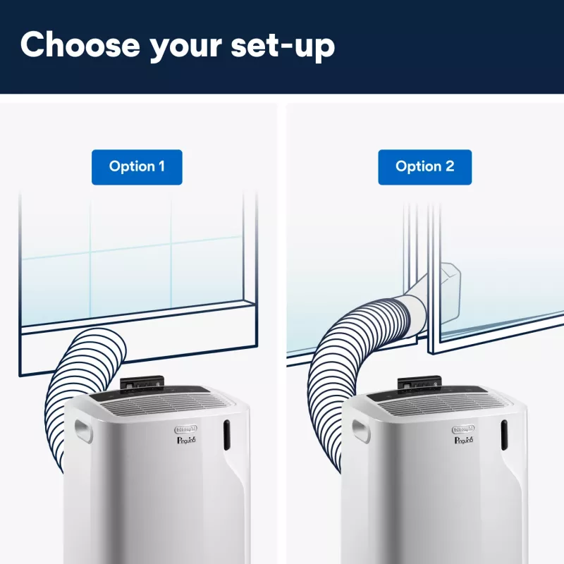 De’Longhi PAC EM82 kaasaskantav konditsioneer 63 dB 1000 W valge
