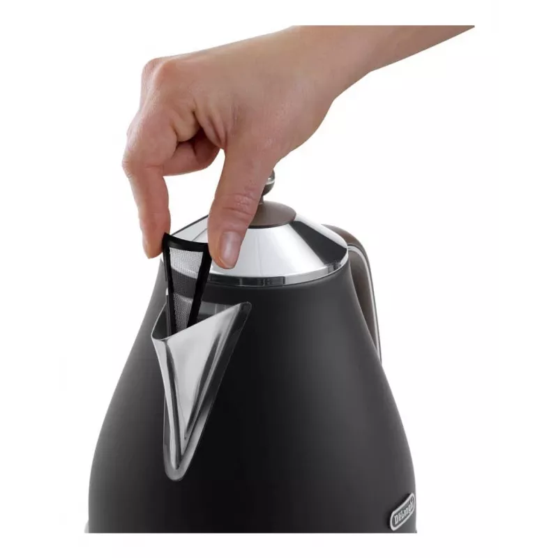 De’Longhi KBOV 2001.BK elektriline veekeetja 1,7 L 2000 W must, pruun