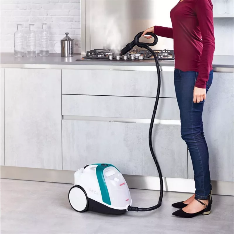 Polti Vaporetto Smart 100_T silindriline aurupuhasti 1500 W sinine, valge