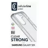 Cellularline Clear Protect - Galaxy S24 kõva ümbris kummist servadega