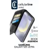 Cellularline Book Agenda - Galaxy S25 Ultra nahkefektiga raamatustiilis ümbris magnetilise sulguriga