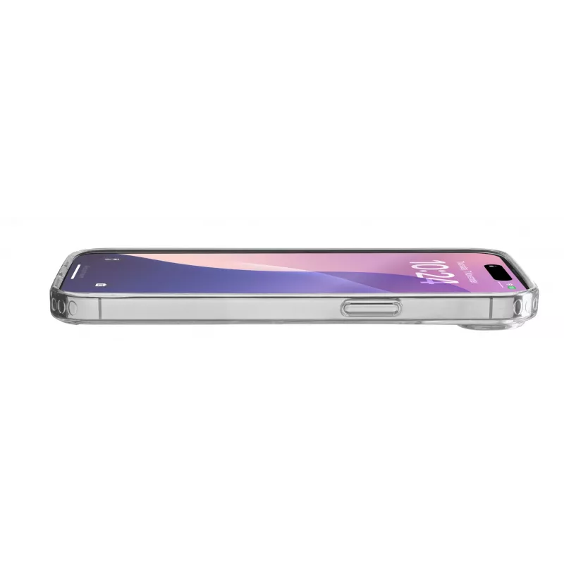 Cellularline Clear Protect - iPhone 16e/17e kõva ümbris kummist äärtega