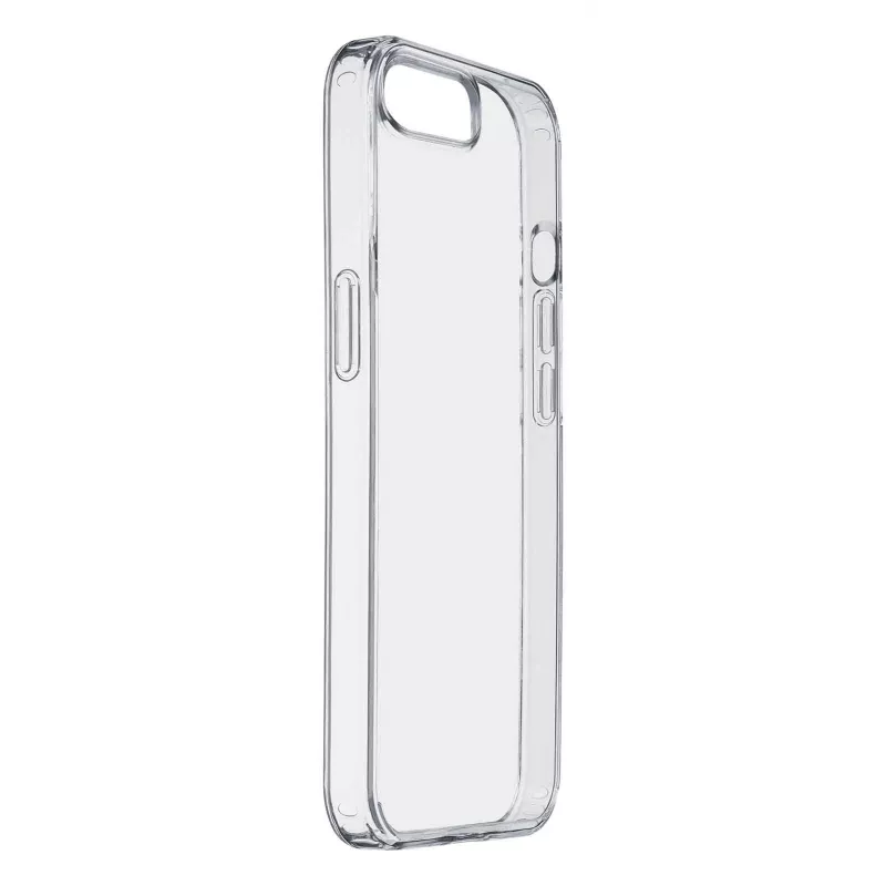 Cellularline Clear Protect - iPhone 16e/17e kõva ümbris kummist äärtega
