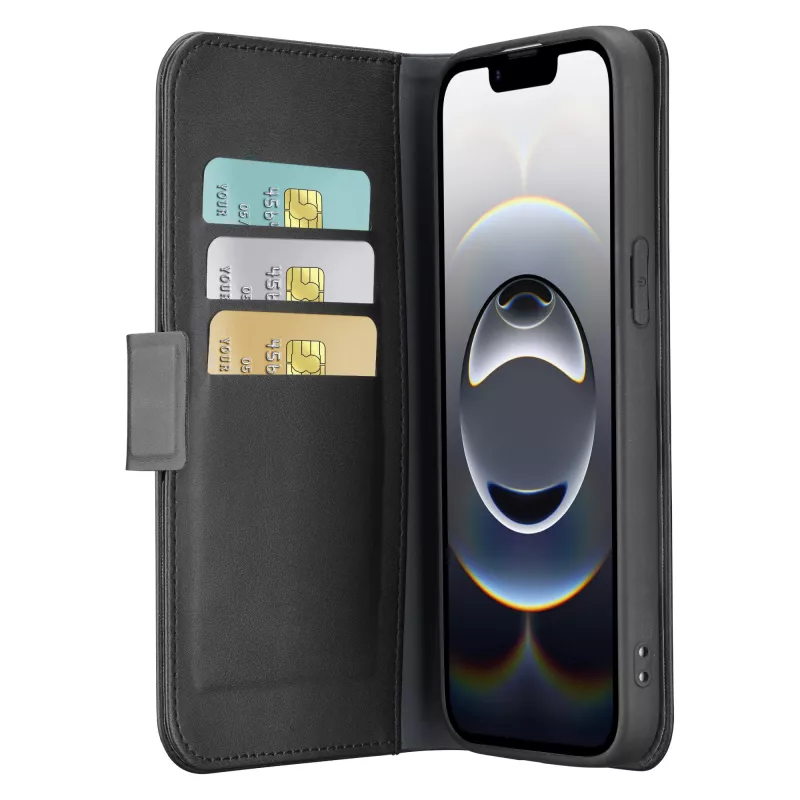 Cellularline Book Agenda - iPhone 16e/17e nahkeffektiga raamatustiilis ümbris magnetkinnitusega