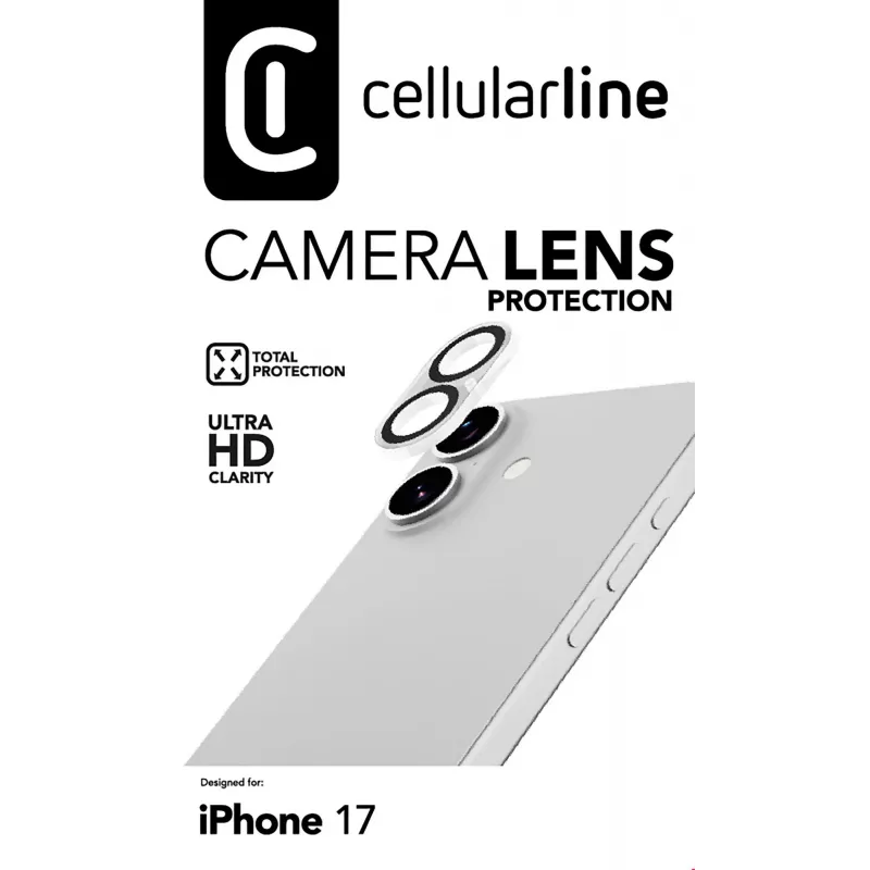 Cellularline kaamera objektiiv – iPhone 17 kaitse kaamerale