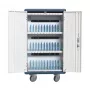 Techly I-CABINET-30DUTY kaasaskantavate seadmete halduskäru/kapp valge, sinine