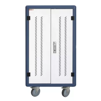Techly I-CABINET-30DUTY kaasaskantavate seadmete halduskäru/kapp valge, sinine