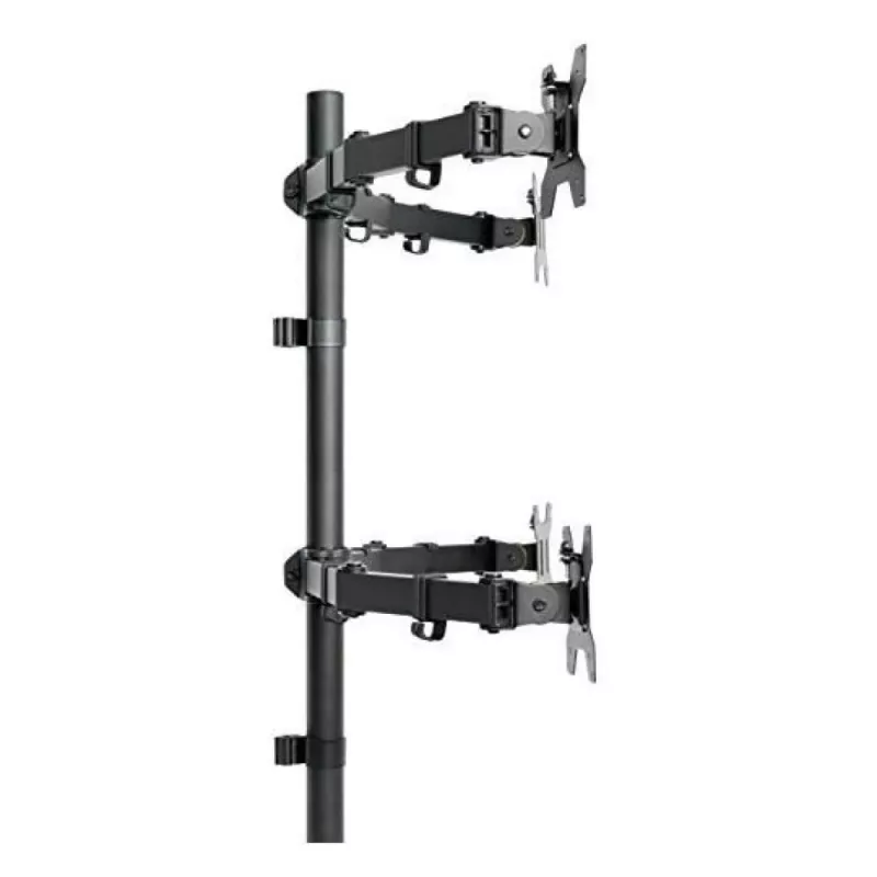 Techly ICA-LCD 382-Q monitori kinnitus / alus 68,6 cm (27 tolli) Lauale Must