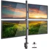 Techly ICA-LCD 382-Q monitori kinnitus / alus 68,6 cm (27 tolli) Lauale Must