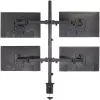 Techly ICA-LCD 382-Q monitori kinnitus / alus 68,6 cm (27 tolli) Lauale Must