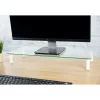 Techly universaalne lauapealne monitori alus, vabaltseisev, 20 kg, 33 cm (13 tolli), 81,3 cm (32 tolli), läbipaistev