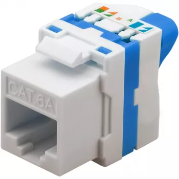 Techly CAT 6a KeyStone RJ45 Jack UTP varjestamata tööriistavaba IWP-MD C6A/UROTT